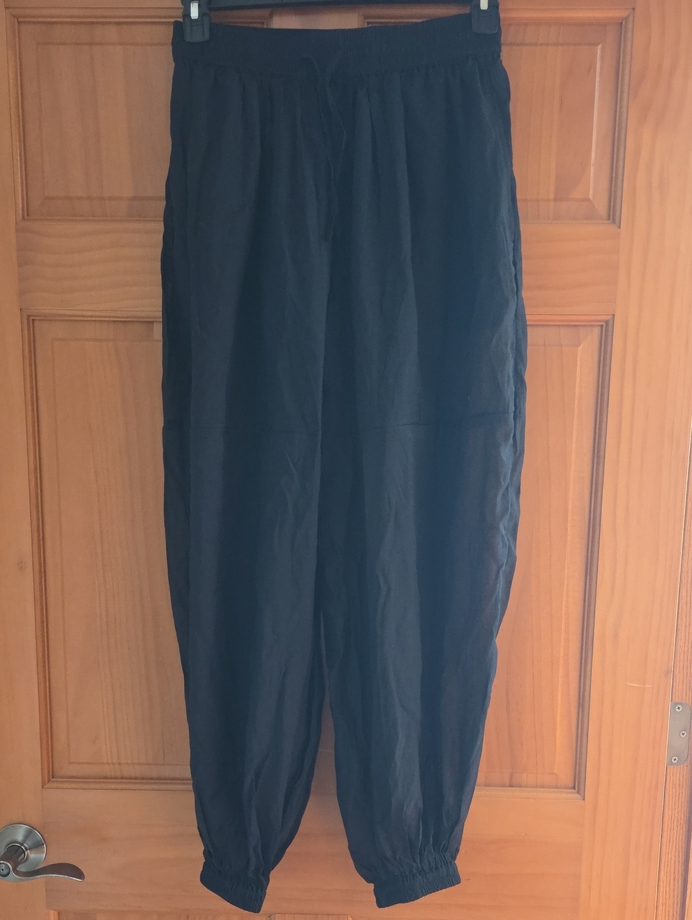 GAP Sheer Parachute Joggers Black - Women's Small - NWT